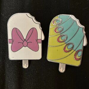 Disney Ice Cream Bar Mystery Pin Lot - Marie & Heimlich (Set of 2)- WDW WDR